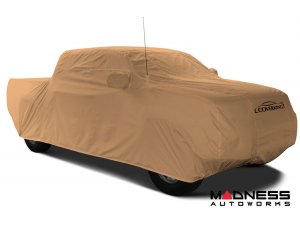Volkswagen ID. Buzz Custom Fit Vehicle Cover - Stormproof - Tan + Rear Passenger Charger Port Flap
